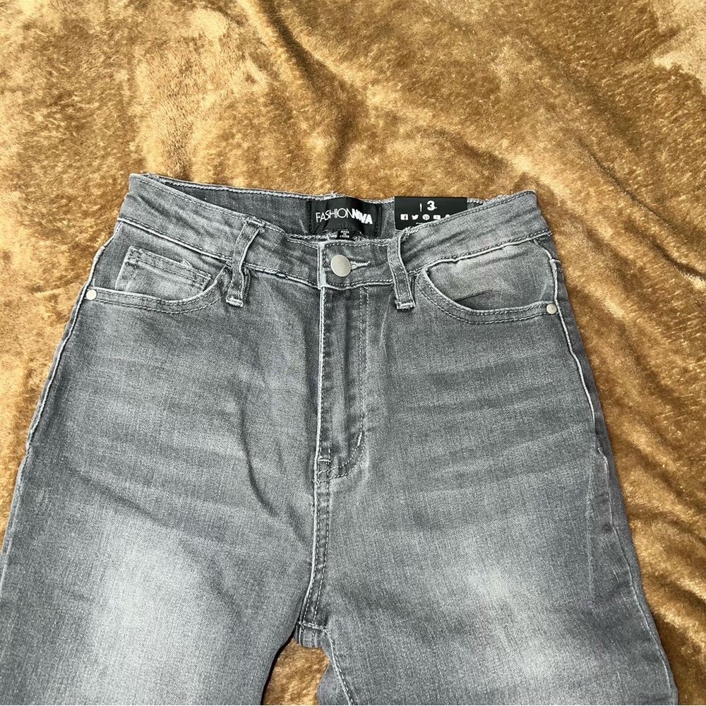 Fashion Nova Women’s Grey Jeans